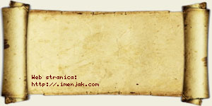 Mirjana Balzamović vizit kartica